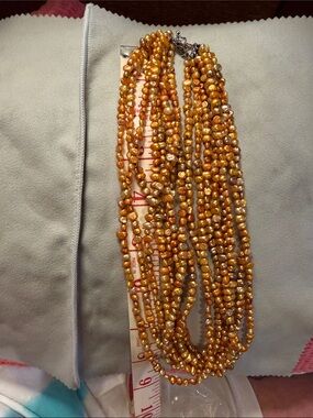 Silpada Gold-Tone Multi-Strand Pearl Necklace